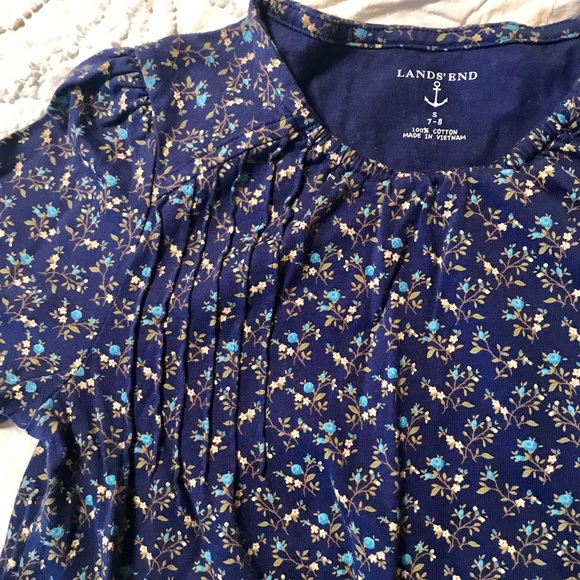 Lands' End | Shirts & Tops | Lands End Girls Long Sleeved Tee | Poshmark